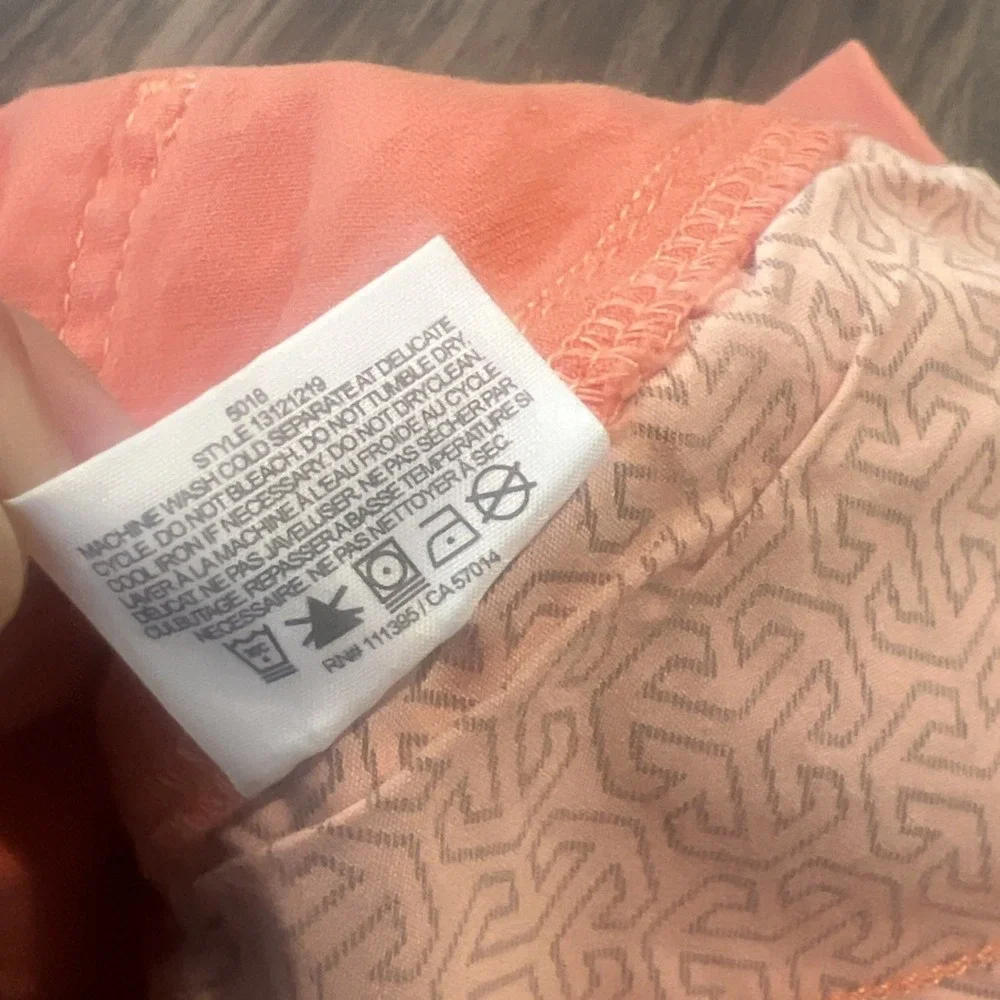 Tory Burch  High Rise Flare Women Jeans Size 31 Pretty Coral Color